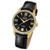 Jaguar Damenuhr Leder schwarz Jaguar Heritage Armbanduhr UJ999/B