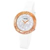 CALYPSO Damen-Armbanduhr Fashion analog Quarz-Uhr PU wei UK5641/3