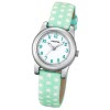 Calypso Kinder-Uhr Dots Punkte Junior analog Quarz Leder grn Jugenduhr UK5713/3