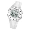 Calypso Kinder Armbanduhr Digital Crush K5744/1 Quarz-Uhr PU wei UK5744/1