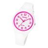 Calypso Damen Jugend Armbanduhr Fashion K5777/5 Analog Kunststoff wei UK5777/5