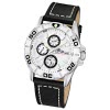 LOTUS Herrenuhr Multifunktion schwarz-wei Sport Kollektion UL15813/1