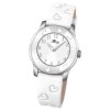 LOTUS Jugend-Armbanduhr Junior Herz Analog Quarz-Uhr Leder wei UL18273/1