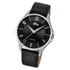 Lotus Herren-Armbanduhr Leder schwarz 18518/4 Quarz klassisch UL18518/4