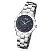 Lotus Damen-Uhr Quarz Zirkonias18568/4 Edelstahl silber UL18568/4