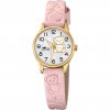 Lotus Jugend Kinderuhr Leder rosa Lotus Junior Armbanduhr UL18574/G