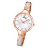 LOTUS Damen Armbanduhr Bliss 18596/1 Edelstahl rosegold silber UL18596/1