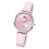 LOTUS Damen Armbanduhr Zirkonias 18617/2 Leder rosa UL18617/2