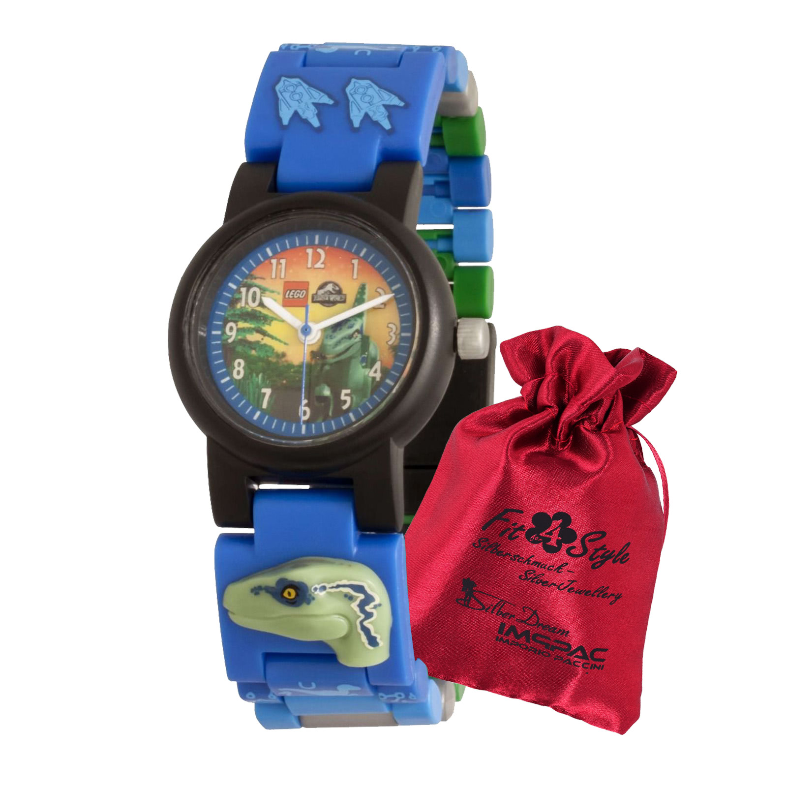 Kinderuhr Armband-Uhr inkl LEGO Säckchen Quarzuhr Motivauswahl ULE802000X 