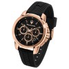 Maserati Herren Armbanduhr SUCCESSO  Chrono Silikon UMAR8871621012