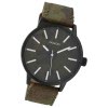 Oozoo Unisex Armbanduhr Timepieces Analog Textil grn braun UOC10003