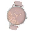 Oozoo Damen Armbanduhr Timepieces C10076 Quarzwerk Leder rosa UOC10076