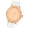 Oozoo Damen Armbanduhr Timepieces Analog Leder wei UOC10105