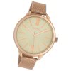 Oozoo Damen Armbanduhr Timepieces Analog Metall rosegold UOC10136