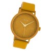 Oozoo Damen Armbanduhr Timepieces C10172 42mm Quarz Leder gelb UOC10172