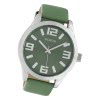 Oozoo Unisex Armbanduhr Timepieces C10238 Analog Leder biscay-grn UOC10238