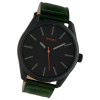 Oozoo Unisex Armbanduhr Timepieces Analog Leder dunkelgrn UOC10322