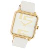 Oozoo Damen Armbanduhr Timepieces Analog Leder wei UOC10360