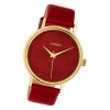 Oozoo Damen Armbanduhr Timepieces C10393 Quarz Leder weinrot UOC10393