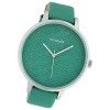 Oozoo Damen Armbanduhr Timepieces Analog Leder grn UOC10406