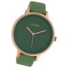Oozoo Damen Armbanduhr Timepieces Analog Leder grn UOC10407