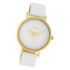 Oozoo Damen Armbanduhr Timepieces C10601 Analog Leder wei UOC10601