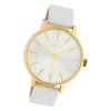 Oozoo Damen Armbanduhr Timepieces C10611 Analog Leder wei UOC10611