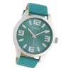 Oozoo Damen Armbanduhr Timepieces C10676 Analog Leder trkis UOC10676