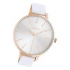 Oozoo Damen Armbanduhr Timepieces C10710 Analog Leder wei UOC10710