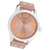 Oozoo Damen Armbanduhr Timepieces Analog Leder rosa UOC1088A