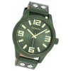 Oozoo Unisex Armbanduhr OOZOO Timepieces Analog Leder grn UOC1093A