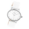 Oozoo Damen Armbanduhr Timepieces C10940 Analog Leder wei UOC10940