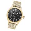 Oozoo Herren Armbanduhr Timepieces C10959 Analog Metall Mesh gold UOC10959