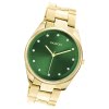 Oozoo Damen Armbanduhr Timepieces C10966 Analog Edelstahl gold UOC10966