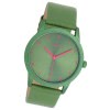 Oozoo Damen Armbanduhr Timepieces Analog Leder grn UOC11056