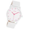 Oozoo Damen Armbanduhr Timepieces Analog Leder wei UOC11057