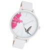 Oozoo Damen Armbanduhr Timepieces Analog Leder wei UOC11066