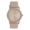 Oozoo Damen Armbanduhr Timepieces Analog Leder grau UOC11076
