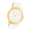 Oozoo Damen Armbanduhr Timepieces Analog Leder wei UOC11136