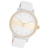 Oozoo Damen Armbanduhr Timepieces Analog Leder wei UOC11150