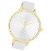 Oozoo Damen Armbanduhr Timepieces Analog Leder wei UOC11158