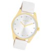 Oozoo Damen Armbanduhr Timepieces Analog Leder wei UOC11159