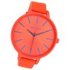 Oozoo Damen Armbanduhr Timepieces Analog Leder rot orange UOC11162