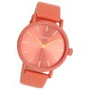 Oozoo Damen Armbanduhr Timepieces Analog Leder pfirsichrosa UOC11194