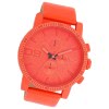 Oozoo Unisex Armbanduhr Timepieces Analog Leder rot orange UOC11219