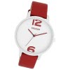 Oozoo Damen Armbanduhr Timepieces Analog Leder rot UOC11237