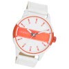 Oozoo Herren Armbanduhr Timepieces Analog Leder wei UOC11316