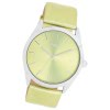 Oozoo Damen Armbanduhr Timepieces Analog Leder hellgrn UOC11331