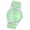Oozoo Damen Armbanduhr Timepieces Analog Leder mintgrn UOC11336