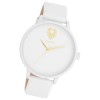 Oozoo Damen Armbanduhr Timepieces Analog Leder wei UOC11343
